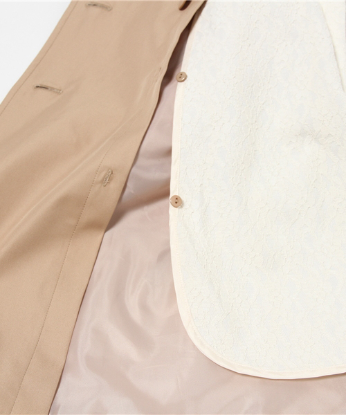 PROPORTION BODY DRESSING(プロポーションボディドレッシング)の「トレンチコート(トレンチコート・レディース・ベージュ系その他/ピンク・1/3/2)」の12枚目の写真