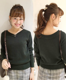 laboratory work | カシミア混2wayプルオーバー(ニット/セーター)