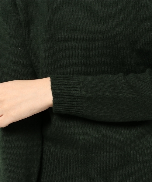 laboratory work（ラボラトリーワーク）の「カシミア混2way　Ｖネックニットプルオーバー（ニット/セーター・レディース・杢グレー/ブラック/モカ/グリーン/レッド・MEDIUM）」の10枚目の写真