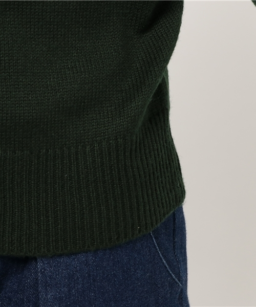 laboratory work（ラボラトリーワーク）の「カシミア混2way　Ｖネックニットプルオーバー（ニット/セーター・レディース・杢グレー/ブラック/モカ/グリーン/レッド・MEDIUM）」の11枚目の写真