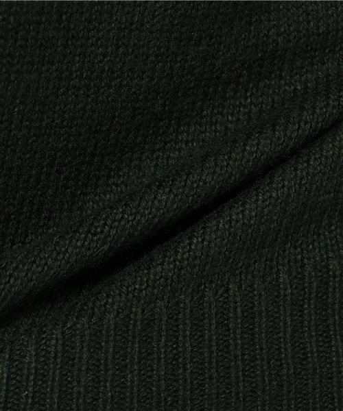 laboratory work（ラボラトリーワーク）の「カシミア混2way　Ｖネックニットプルオーバー（ニット/セーター・レディース・杢グレー/ブラック/モカ/グリーン/レッド・MEDIUM）」の12枚目の写真