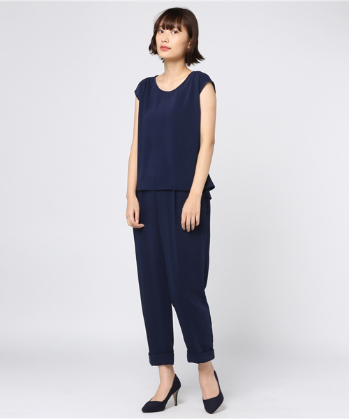 PAGEBOY（ページボーイ）の「Wクロスセットアップ（ワンピース・レディース・ブラック/ネイビー/ラベンダー・FREE）」の17枚目の写真