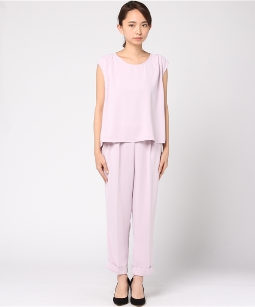 PAGEBOY（ページボーイ）の「Wクロスセットアップ（ワンピース・レディース・ブラック/ネイビー/ラベンダー・FREE）」の10枚目の写真