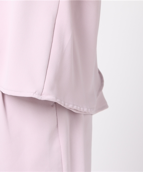 PAGEBOY（ページボーイ）の「Wクロスセットアップ（ワンピース・レディース・ブラック/ネイビー/ラベンダー・FREE）」の9枚目の写真