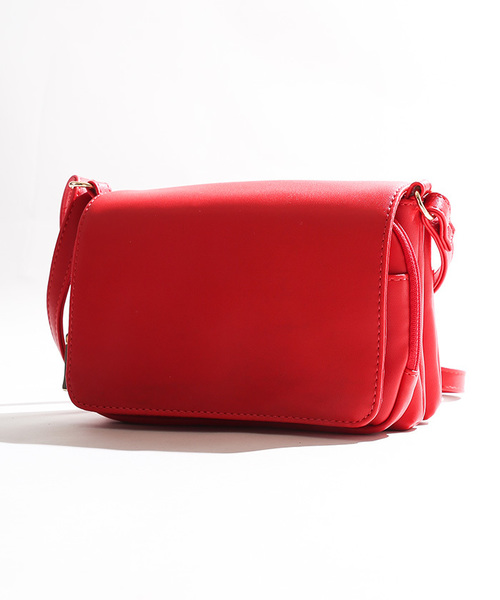 WEGO(ウィゴー)の「WEGO/【2点セット】スカーフ付き多機能ショルダーバッグ(ショルダーバッグ・レディース・ブラック/ホワイト/レッド・FREE)」の13枚目の写真