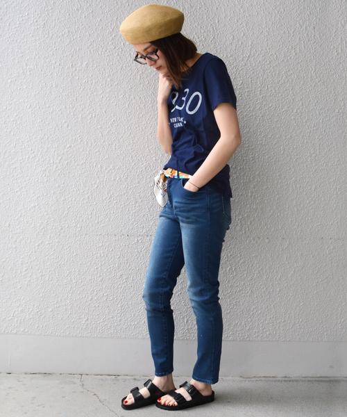 SHIPS Days(シップスデイズ)の「SHIPS Days STANDARD: ワンウォッシュ デニム レギンス◇(デニムパンツ・レディース・ブルー・SMALL/LARGE/MEDIUM)」の9枚目の写真