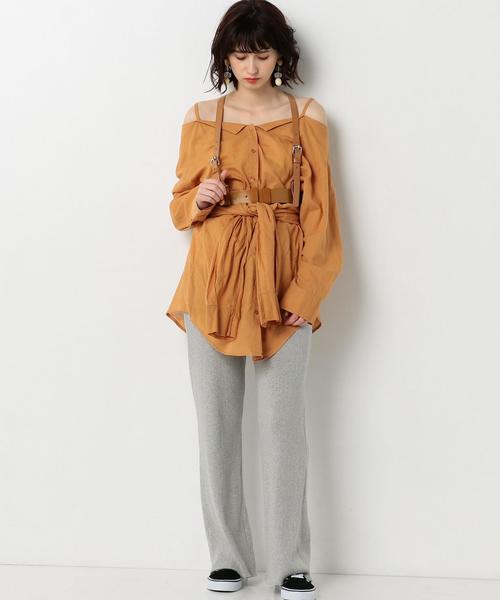 Another Edition（アナザーエディション）の「シャツ&シャツ ◆（シャツ/ブラウス・レディース・オフホワイト/オレンジ/ブラック・FREE）」の7枚目の写真