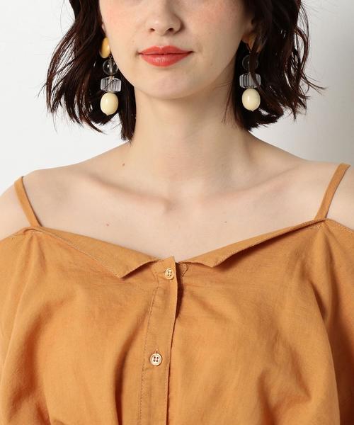 Another Edition（アナザーエディション）の「シャツ&シャツ ◆（シャツ/ブラウス・レディース・オフホワイト/オレンジ/ブラック・FREE）」の8枚目の写真