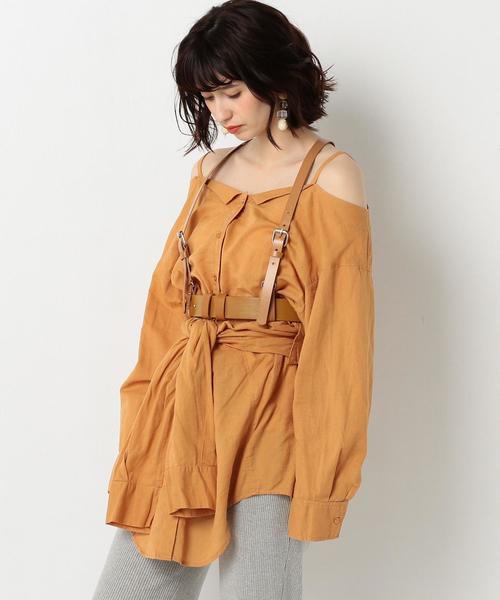 Another Edition（アナザーエディション）の「シャツ&シャツ ◆（シャツ/ブラウス・レディース・オフホワイト/オレンジ/ブラック・FREE）」の19枚目の写真