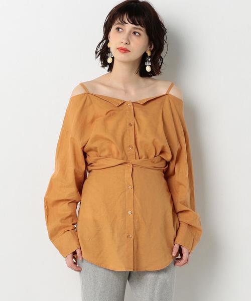 Another Edition（アナザーエディション）の「シャツ&シャツ ◆（シャツ/ブラウス・レディース・オフホワイト/オレンジ/ブラック・FREE）」の20枚目の写真