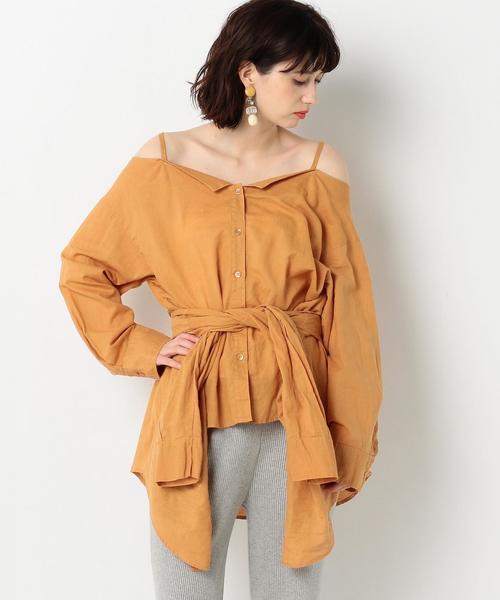 Another Edition（アナザーエディション）の「シャツ&シャツ ◆（シャツ/ブラウス・レディース・オフホワイト/オレンジ/ブラック・FREE）」の10枚目の写真