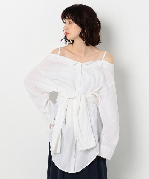 Another Edition（アナザーエディション）の「シャツ&シャツ ◆（シャツ/ブラウス・レディース・オフホワイト/オレンジ/ブラック・FREE）」の13枚目の写真