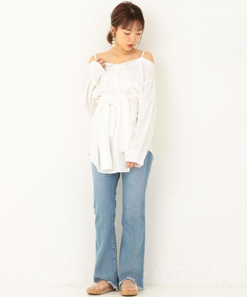 Another Edition（アナザーエディション）の「シャツ&シャツ ◆（シャツ/ブラウス・レディース・オフホワイト/オレンジ/ブラック・FREE）」の22枚目の写真