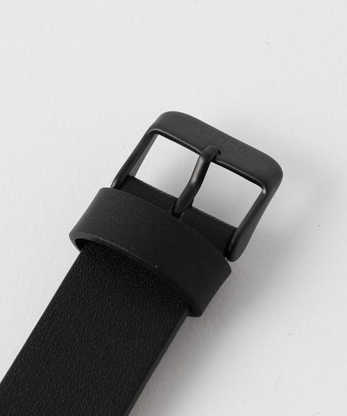 CLUSE（クルース）の「＜CLUSE＞レザー38ｍｍフェイスウォッチ/ブラックカラー（アナログ腕時計・レディース・ブラック・FREE）」の6枚目の写真