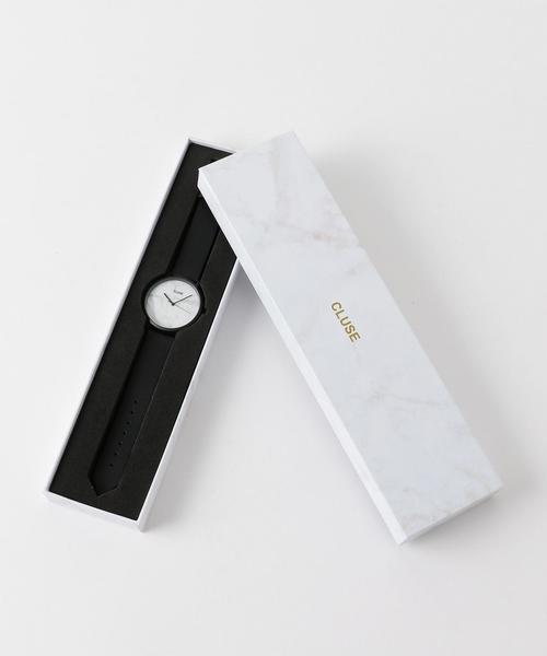 CLUSE（クルース）の「＜CLUSE＞レザー38ｍｍフェイスウォッチ/ブラックカラー（アナログ腕時計・レディース・ブラック・FREE）」の8枚目の写真
