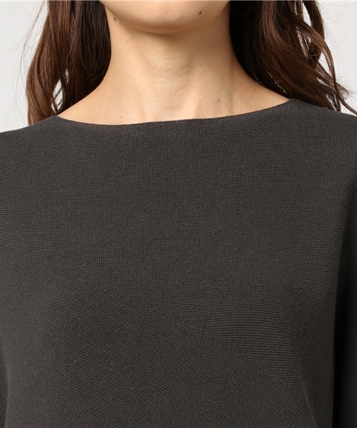 un dix cors(アンディコール)の「12Gバイアスガーターニット(ニット/セーター・レディース・ブラウン/レッド/チャコールグレー・フリ-)」の7枚目の写真