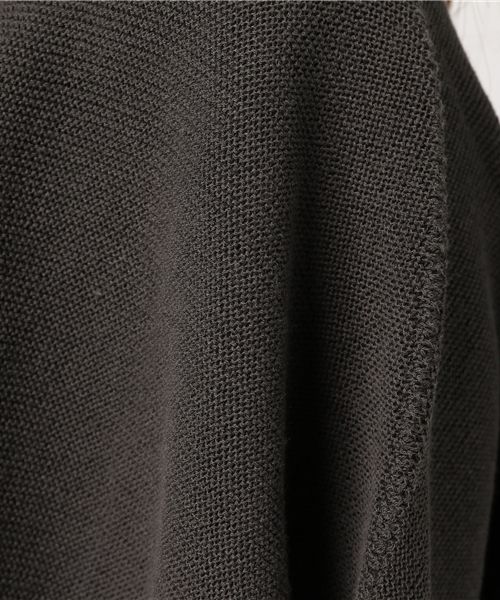 un dix cors(アンディコール)の「12Gバイアスガーターニット(ニット/セーター・レディース・ブラウン/レッド/チャコールグレー・フリ-)」の10枚目の写真