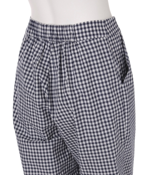 merry jenny（メリージェニー）の「ギンガムテーパードパンツ（その他パンツ・レディース・ネイビー/ブラック・FREE）」の11枚目の写真