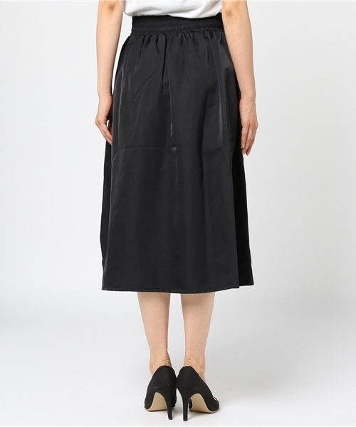 Re:EDIT（リエディ）の「グロッシークロスフレアスカート（スカート・レディース・ブラック/キャメル/グリーン/レッド・MEDIUM/LARGE）」の7枚目の写真