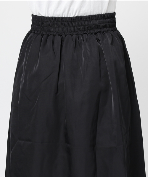 Re:EDIT（リエディ）の「グロッシークロスフレアスカート（スカート・レディース・ブラック/キャメル/グリーン/レッド・MEDIUM/LARGE）」の9枚目の写真