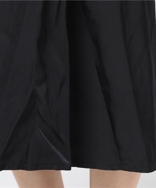 Re:EDIT（リエディ）の「グロッシークロスフレアスカート（スカート・レディース・ブラック/キャメル/グリーン/レッド・MEDIUM/LARGE）」の10枚目の写真