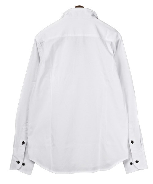 LUXSTYLE（ラグスタイル）の「イタリアンカラーオックスフォードシャツ（シャツ/ブラウス・メンズ・ホワイト/ブラック/ネイビー/サックスブルー/ピンク/ワイン・M/L/XL）」の16枚目の写真