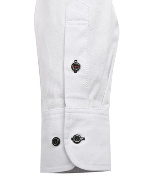 LUXSTYLE（ラグスタイル）の「イタリアンカラーオックスフォードシャツ（シャツ/ブラウス・メンズ・ホワイト/ブラック/ネイビー/サックスブルー/ピンク/ワイン・M/L/XL）」の14枚目の写真