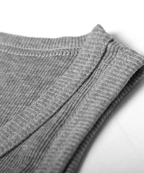 jiggys shop(ジギーズショップ)の「テレコタンクトップ(タンクトップ・メンズ・ホワイト/ブラック/ネイビー/グレー・LARGE/MEDIUM/SMALL/X-LARGE/XX-LARGE)」の19枚目の写真