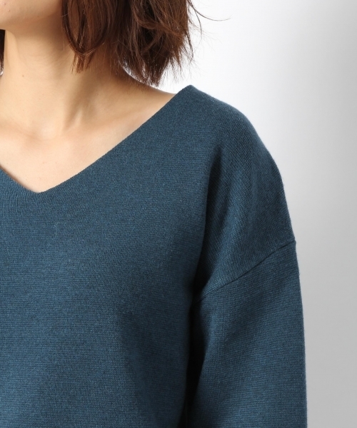 laboratory work（ラボラトリーワーク）の「ミラノリブニットプルオーバー（ニット/セーター・レディース・ピンク/グレー系その他/グリーン/ブルー・MEDIUM）」の9枚目の写真