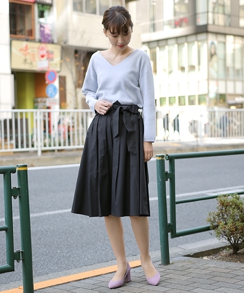 laboratory work（ラボラトリーワーク）の「ミラノリブニットプルオーバー（ニット/セーター・レディース・ピンク/グレー系その他/グリーン/ブルー・MEDIUM）」の19枚目の写真