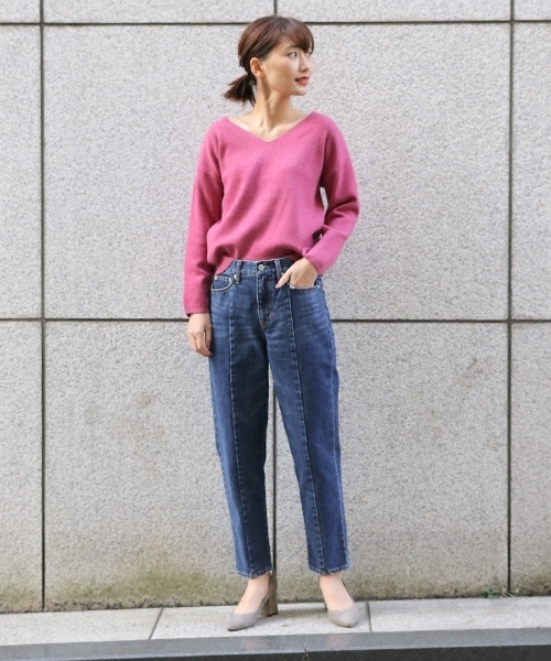 laboratory work（ラボラトリーワーク）の「ミラノリブニットプルオーバー（ニット/セーター・レディース・ピンク/グレー系その他/グリーン/ブルー・MEDIUM）」の20枚目の写真