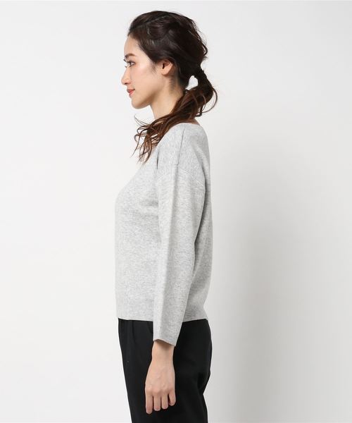 laboratory work（ラボラトリーワーク）の「ミラノリブニットプルオーバー（ニット/セーター・レディース・ピンク/グレー系その他/グリーン/ブルー・MEDIUM）」の6枚目の写真