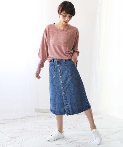 classicalelf（クラシカルエルフ）の「ひざ丈フロントボタンデザイン