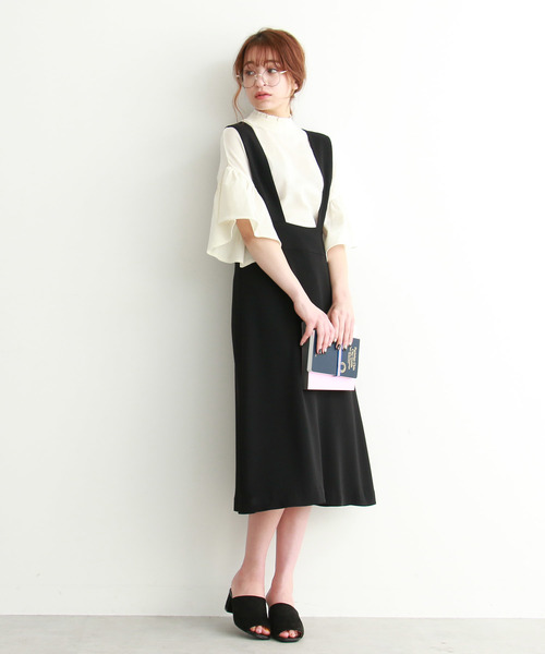 FREE'S MART（フリーズマート）の「◆キャンディースリーブコクーンニット（ニット/セーター・レディース・ホワイト/イエロー/ネイビー・FREE）」の9枚目の写真