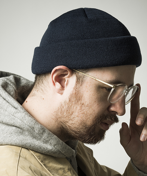 Mighty Shine（マイティシャイン）の「mko6640-ROLL WATCH　ニット帽（ニットキャップ/ビーニー・メンズ・グレー/カーキ/ネイビー/ブラック/ワイン/オレンジ・FREE）」の4枚目の写真