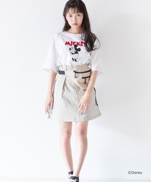 Heather（ヘザー）の「ディズニーキャラクターBIGＴ　 796600（Tシャツ/カットソー・レディース・ホワイト/ブラック/ベージュ/アイボリー/ブラウン・FREE）」の22枚目の写真