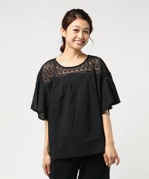 earth music&ecology | ・ケミカルレースプルオーバー ●(Tシャツ/カットソー)