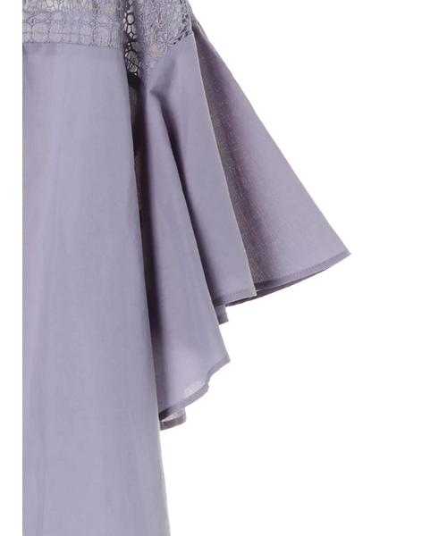 earth music&ecology（アースミュージックアンドエコロジー）の「・ケミカルレースプルオーバー ●（Tシャツ/カットソー・レディース・ブラック/オフホワイト/ライトイエロー/ラベンダー・FREE）」の13枚目の写真