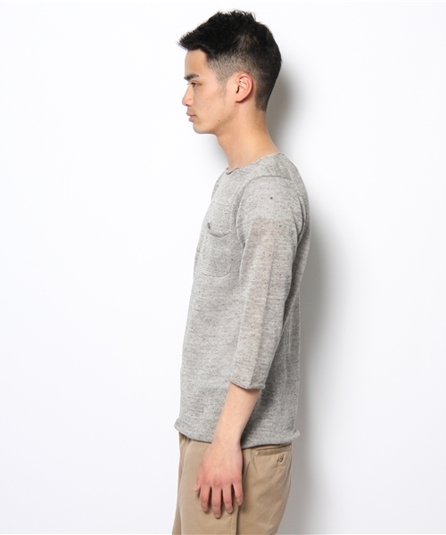 CIAOPANIC（チャオパニック）の「《WEB限定SALE価格》【Ciaopanic】　トスコ7分P/O（ニット/セーター・メンズ・ブルー系その他/ベージュ/その他/グレー/ネイビー/イエロー・MEDIUM/LARGE）」の14枚目の写真