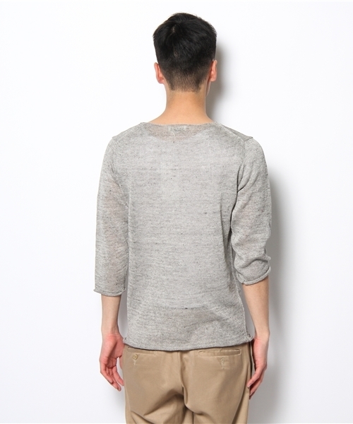 CIAOPANIC（チャオパニック）の「《WEB限定SALE価格》【Ciaopanic】　トスコ7分P/O（ニット/セーター・メンズ・ブルー系その他/ベージュ/その他/グレー/ネイビー/イエロー・MEDIUM/LARGE）」の9枚目の写真