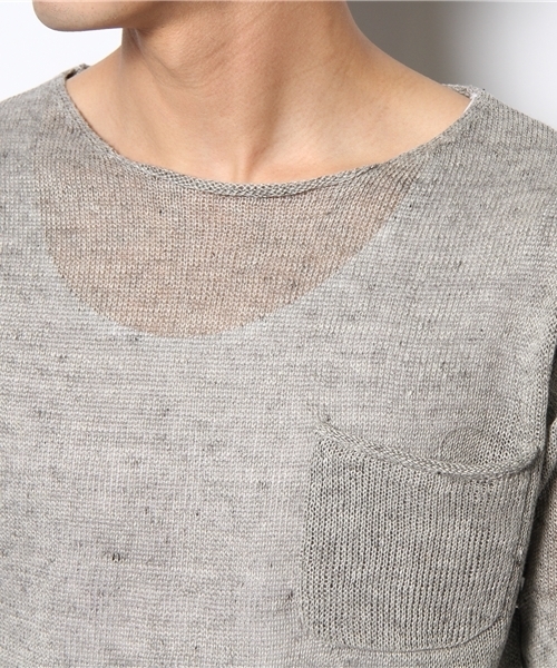 CIAOPANIC（チャオパニック）の「《WEB限定SALE価格》【Ciaopanic】　トスコ7分P/O（ニット/セーター・メンズ・ブルー系その他/ベージュ/その他/グレー/ネイビー/イエロー・MEDIUM/LARGE）」の10枚目の写真