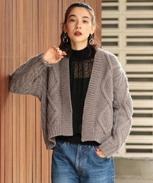 BEAUTY&YOUTH UNITED ARROWS | BY∴ ウールハンドケーブルカーディガン(カーディガン/ボレロ)