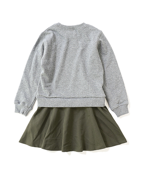 devirock(デビロック)の「無地スウェットトレーナードッキングワンピース(ワンピース・キッズ・その他1/その他2/その他3/その他4/その他5/その他6・100cm/110cm/120cm/130cm/140cm/150cm/160cm)」の7枚目の写真