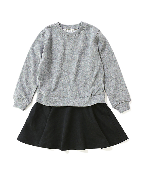 devirock(デビロック)の「無地スウェットトレーナードッキングワンピース(ワンピース・キッズ・その他1/その他2/その他3/その他4/その他5/その他6・100cm/110cm/120cm/130cm/140cm/150cm/160cm)」の15枚目の写真