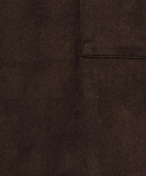 green label relaxing（グリーンレーベルリラクシング）の「CM 小松精練 スエードライク クルーネック LS プルオーバー（Tシャツ/カットソー・メンズ・ダークブラウン/ブラック/ロイヤルブルー・SMALL/MEDIUM/LARGE/X-LARGE）」の9枚目の写真