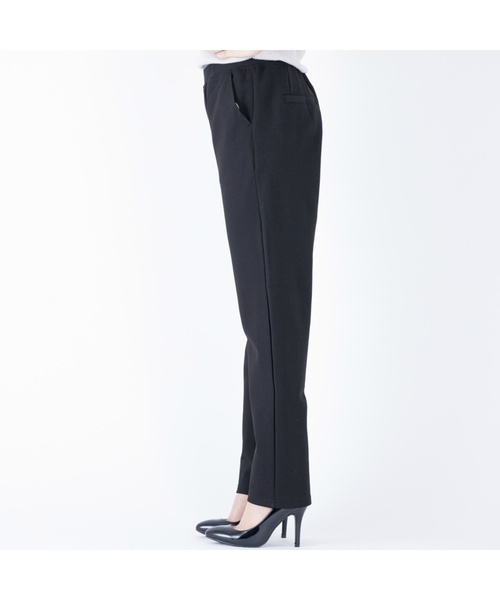 Tuche(トゥシェ)の「【Tuche(トゥシェ)】テーパードスタイル レディースレギンスパンツ(裏起毛)(その他パンツ・レディース・ブラック/チャコールグレー・LARGE/MEDIUM)」の11枚目の写真