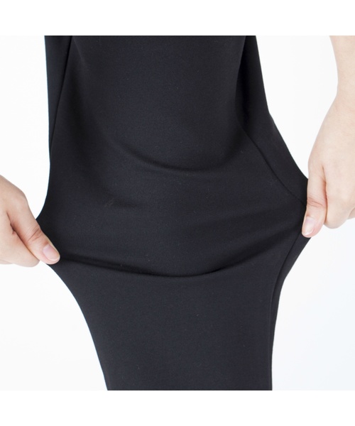 Tuche(トゥシェ)の「【Tuche(トゥシェ)】テーパードスタイル レディースレギンスパンツ(裏起毛)(その他パンツ・レディース・ブラック/チャコールグレー・LARGE/MEDIUM)」の8枚目の写真