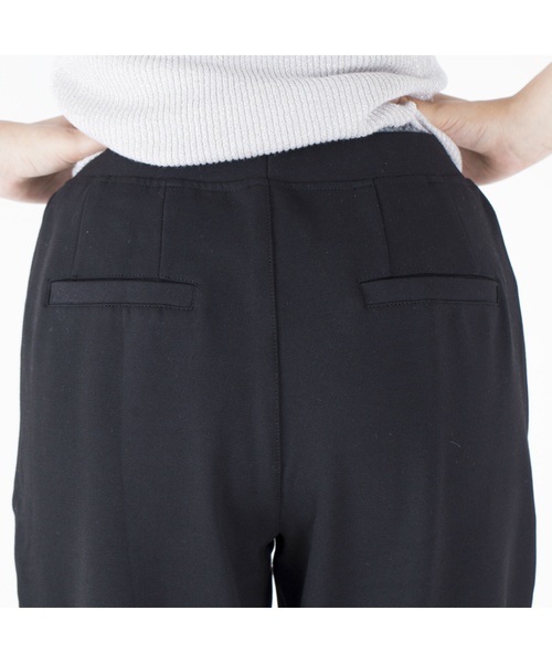 Tuche(トゥシェ)の「【Tuche(トゥシェ)】テーパードスタイル レディースレギンスパンツ(裏起毛)(その他パンツ・レディース・ブラック/チャコールグレー・LARGE/MEDIUM)」の6枚目の写真