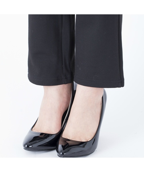 Tuche(トゥシェ)の「【Tuche(トゥシェ)】テーパードスタイル レディースレギンスパンツ(裏起毛)(その他パンツ・レディース・ブラック/チャコールグレー・LARGE/MEDIUM)」の5枚目の写真