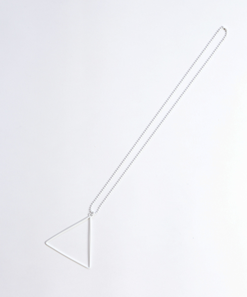 i（アイ）の「○△□ボールチェーンネックレス（ネックレス・レディース・ホワイト/ブラック/グレー・ﾌﾘ-）」の4枚目の写真